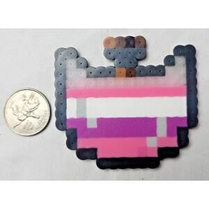 Sapphic LGBT Potion Perler Pixel Art